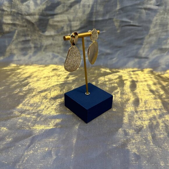 APM Monaco Galet Gold Earrings - Picture 2 of 6